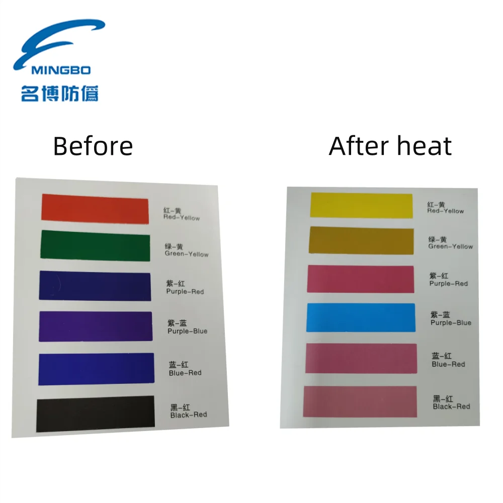 Mingbo Thermochromic ink change color ink by heat or cold temperature in plastic cup