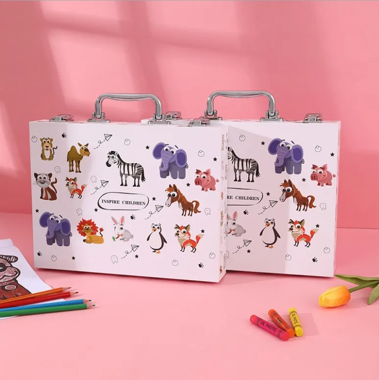 wholesale 86 Piece Deluxe Art Drawing Painting Creativity Set For Beginners and Young Artists and children