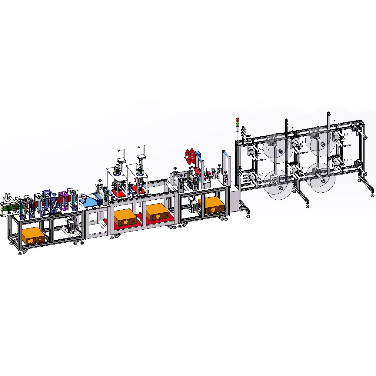 
In store Full Automatic N95 Making Machine 