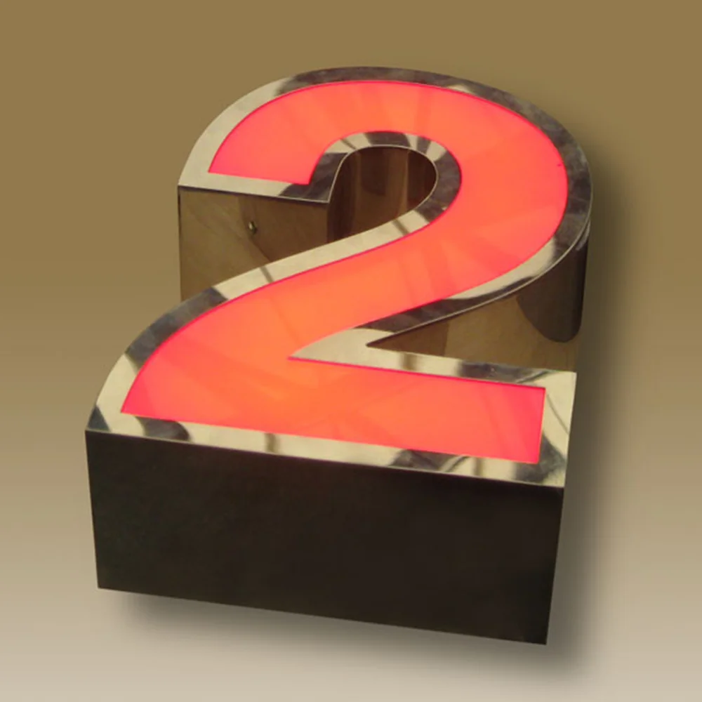 3D Signage Outdoor Light Aluminum Channel Letter Led Manual Bending Trim Cap Strip Sign Channel Letter