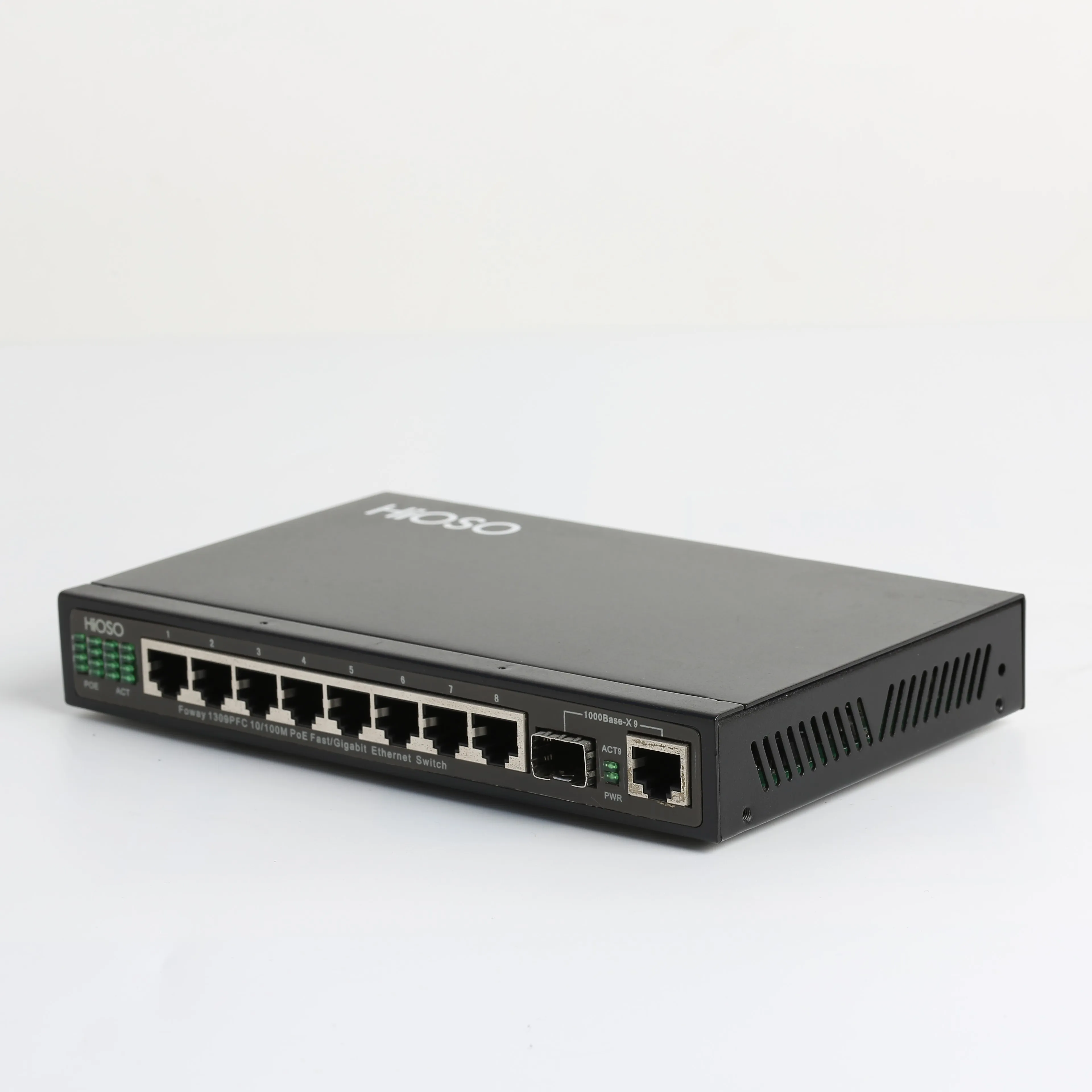 8 Port POE 10/100M + 1 100Mbs combo uplink 48V 120W POE Switch For IP Camera CCTV Camera System