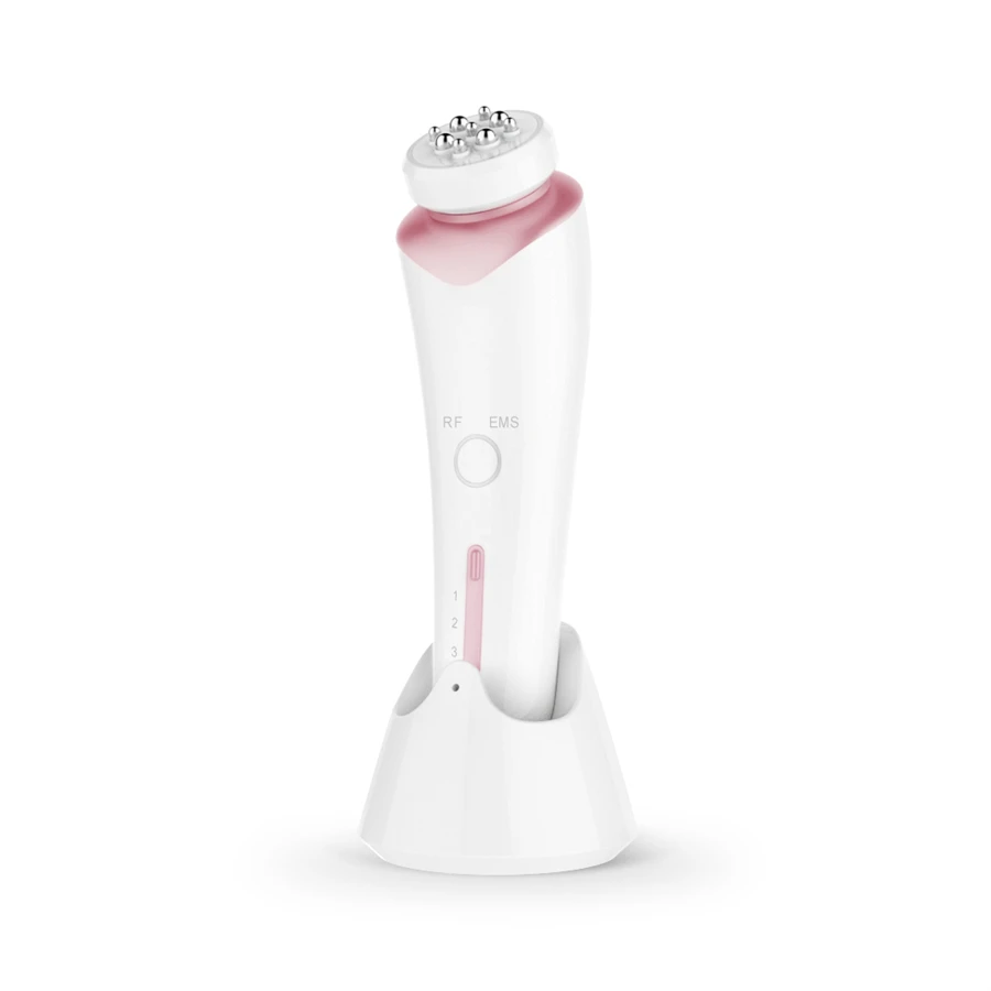 OEM and ODM Home Use LED Light Therapy Face Lifting Massager RF EMS Radio Frequency Skin Firm Anti-aging Beauty Instrument