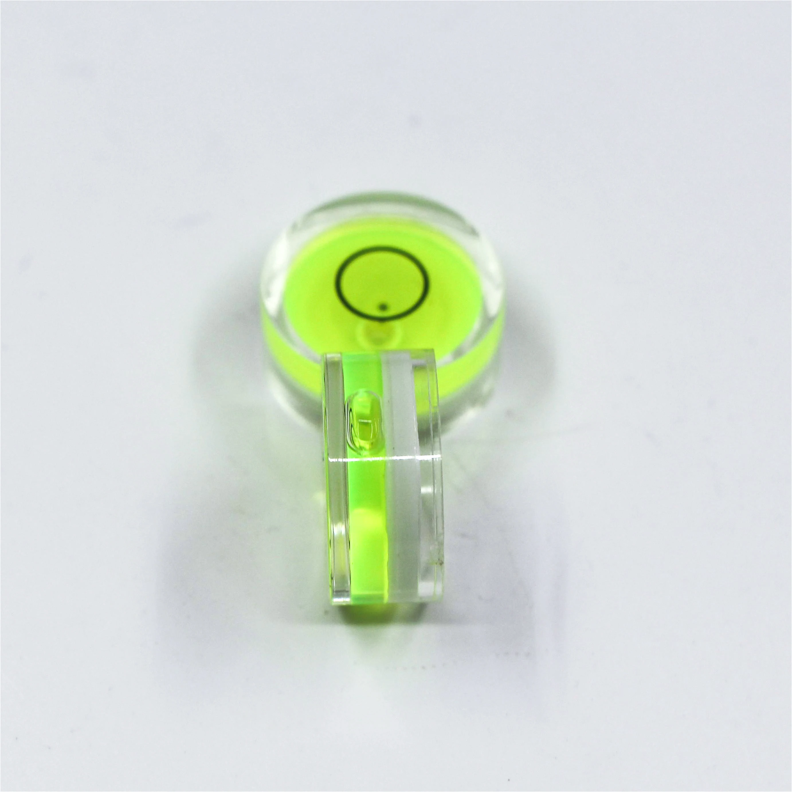 high transparent appearance plastic circular level bubble vial spirit level vial