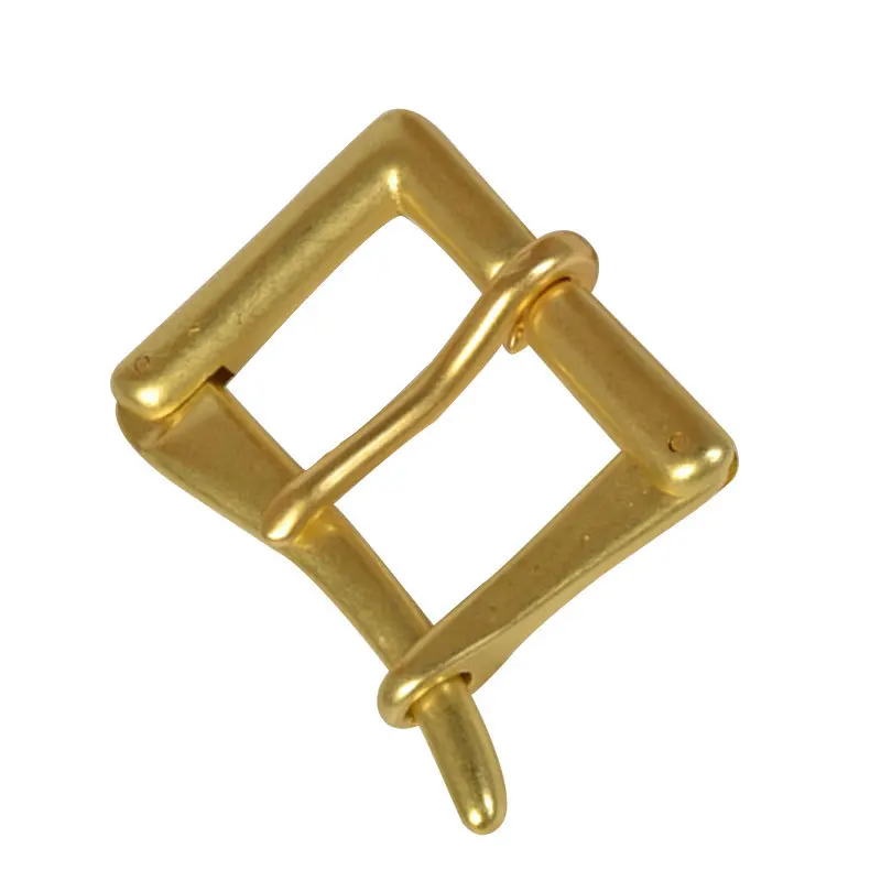 CLOXY Solid Brass Quick Release Fireman Belt Buckle 40mm Belt Buckle Solid Brass for Men Leather Belt