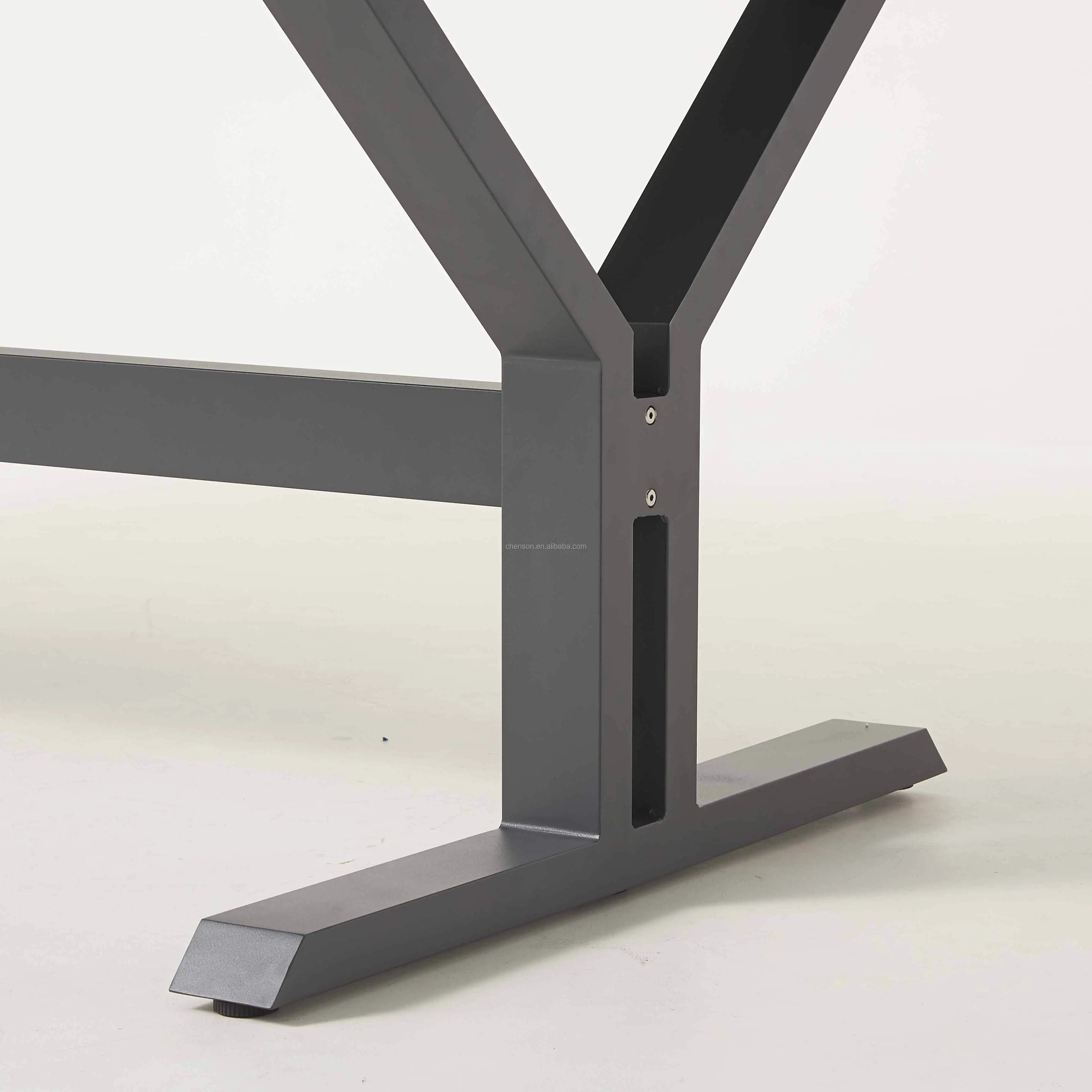 Modern Outdoor Retractable Aluminum Alloy Dining Table with Stylish Metal Frame Kitchen Living Room Park Hotel School  Use