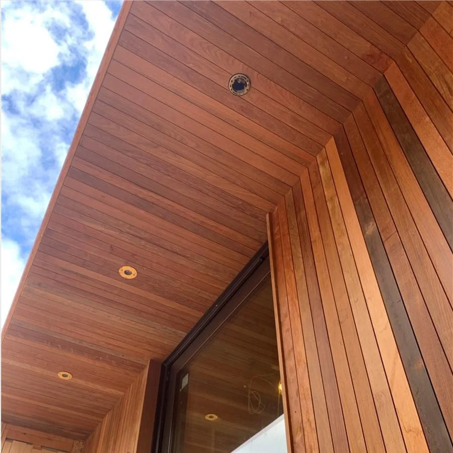 real wood wall panel patio ceiling ipe hardwood ceiling