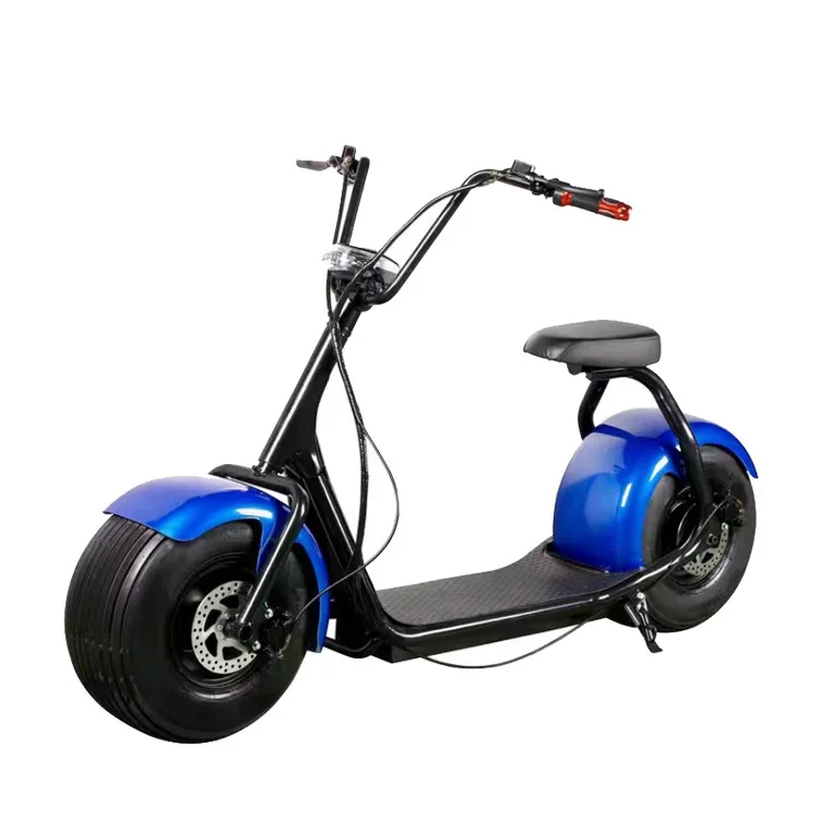 portable lithium battery fat tire disc brake citycoco electric scooter moped wheel patinete electrico adult electric e scooter