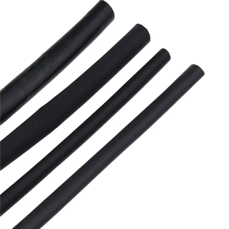 WOER Plastic Black 2:1 Heat Shrink Hose/Pipe/Sleeve Pe Material Insulation Tube