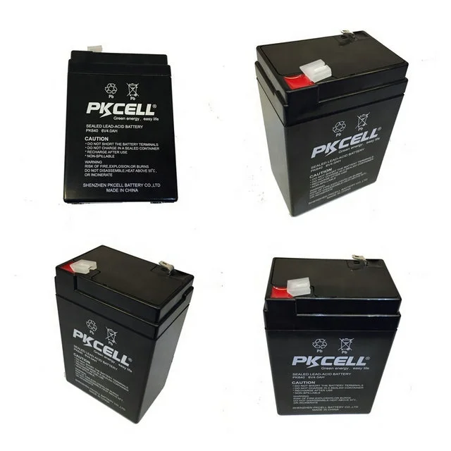Rechargeable battery sealed lead acid 6v 4.5ah 5ah storage battery for solar light