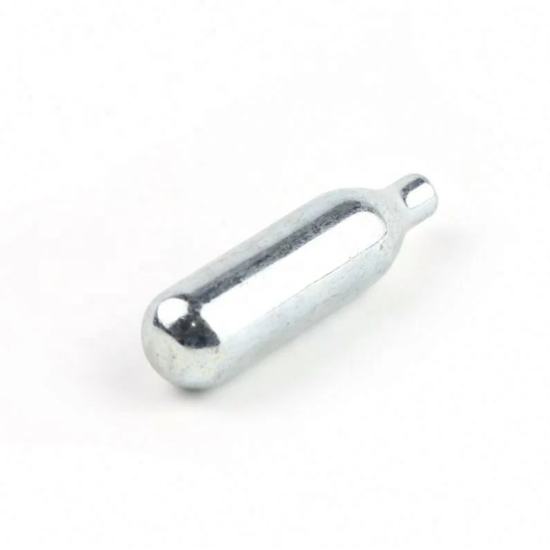 Highly recommended 8G/10Cc Customized Liquid CO2 Cartridge/Inflator With Screwless Neck For Soda Water/Beer Machine