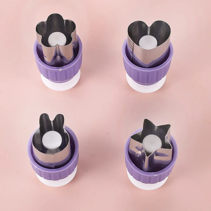 Sandwich Cutter Shape Set For Kids Vegetable Fruit DIY Cutter Coupr-Friuts Press Release Cutters Set Fruit Cookies Stamps Mold