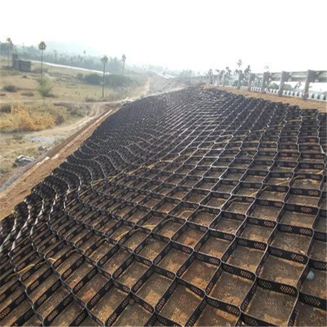 Factory price geocell floor for  road rigid gravel stabilizer ground grid driveway high value