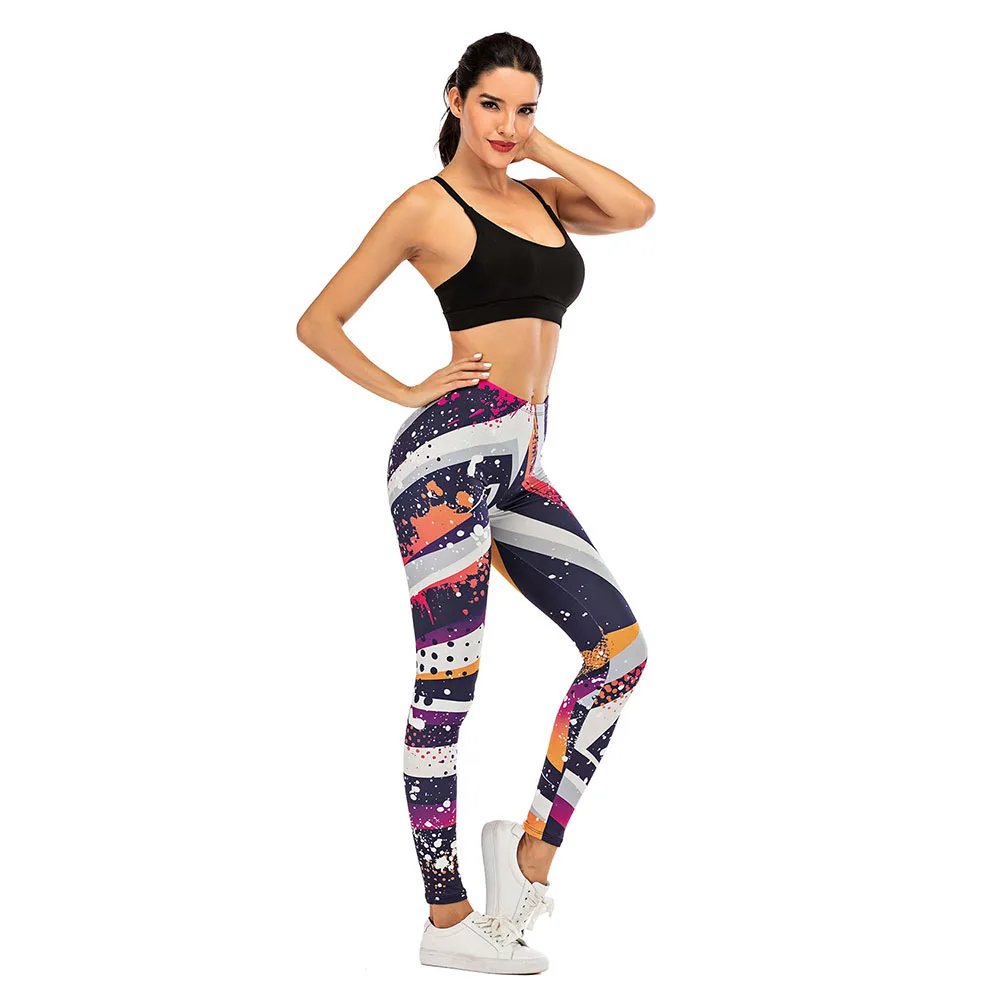 
Fashion New Style Ladies Fitness High Waisted Tight Sport Workout Yoga Leggings 