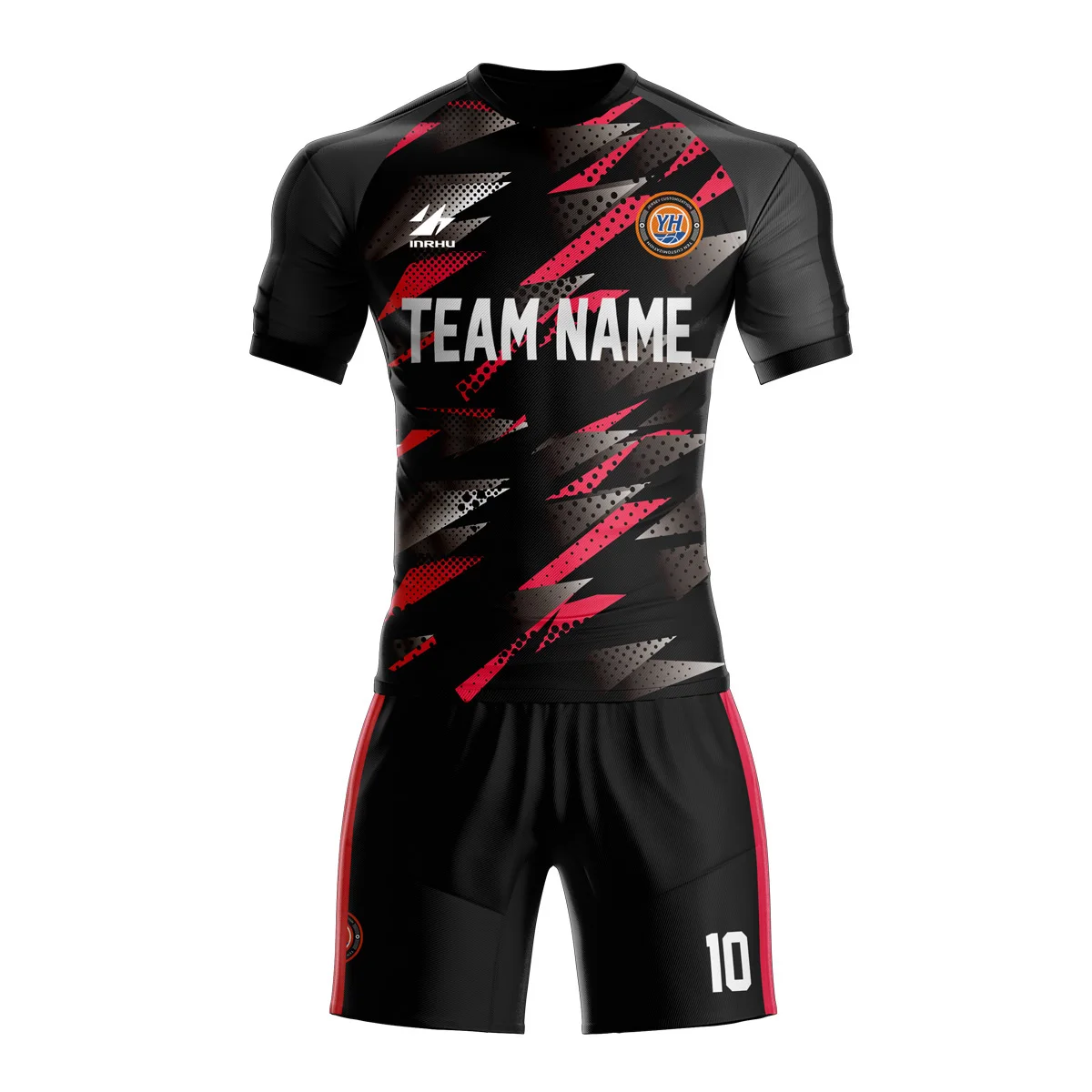 Factory Wholesale Thailand Quality Soccer Jersey Set Custom Soccer Uniform Sets Football Jersey Kit Summer Winter Unisex OEM