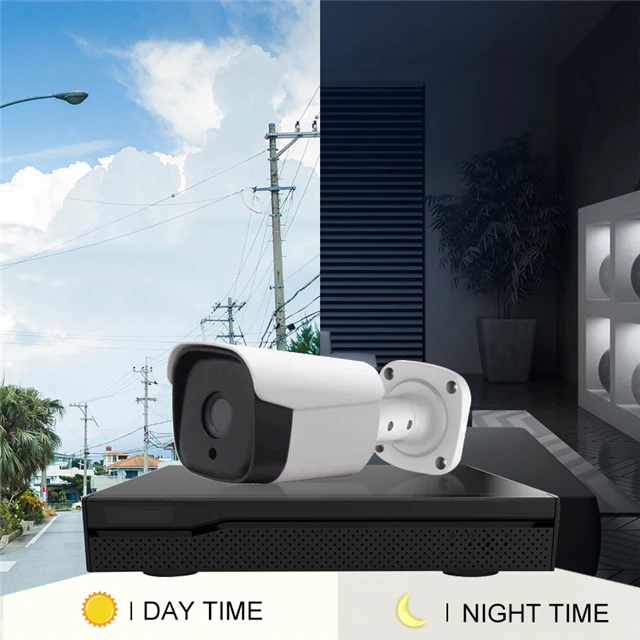 3 Мп 4 канала наружная 1 ТБ ip poe trak 360 камера nvr комплект системы