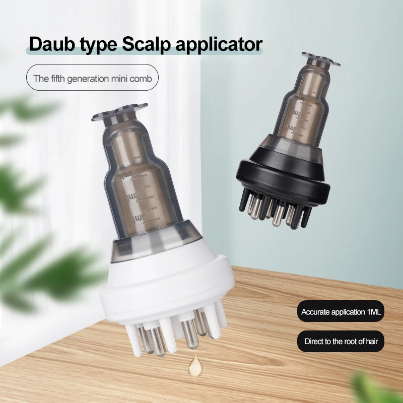 Mini travel pack Wholesale Healthy Care Products Massager Scalp Oil Applicator mini Hair Liquid Comb