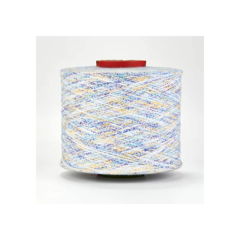 Production of fancy yarn 7.5Nm plush deer yarn in the clothing industry