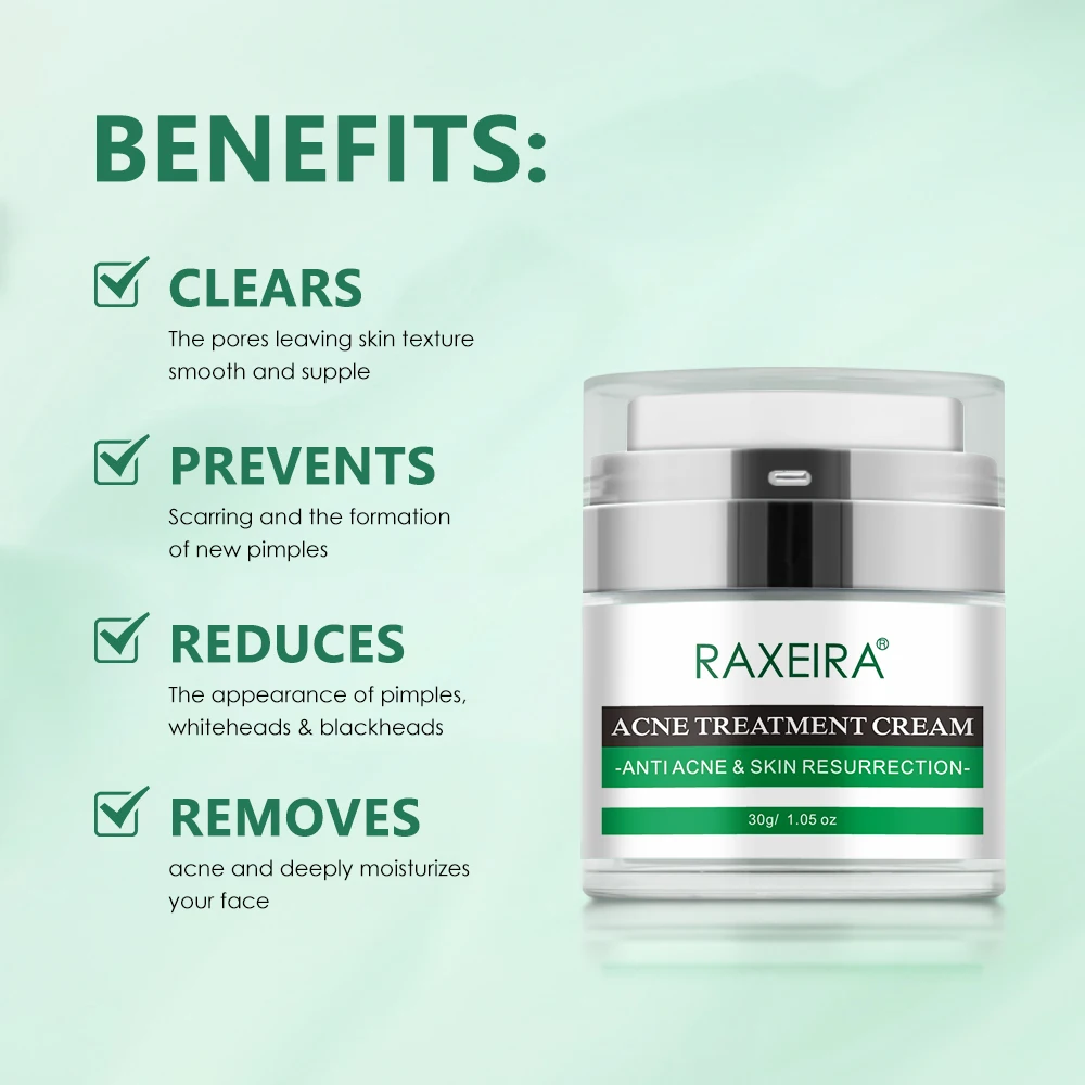 GMP Organic Acne Treatment Acne Deep Scar Removal Face Cream Female Skin Lightening Dark Sport Corrector Kinds Skin Care Adults