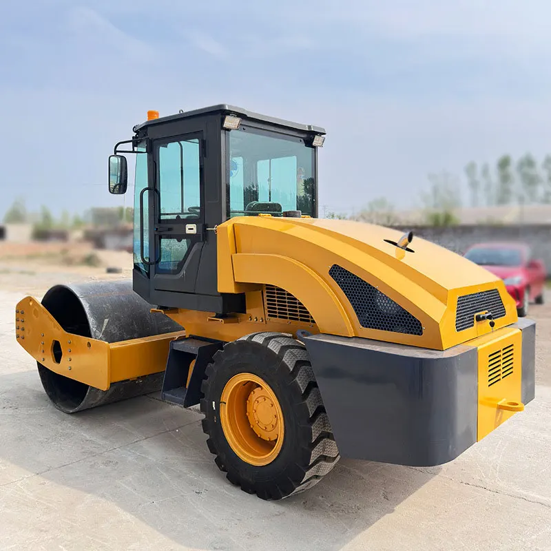 Small circuit crimping machine single steel wheel road groove compaction Fully hydraulic circuit press