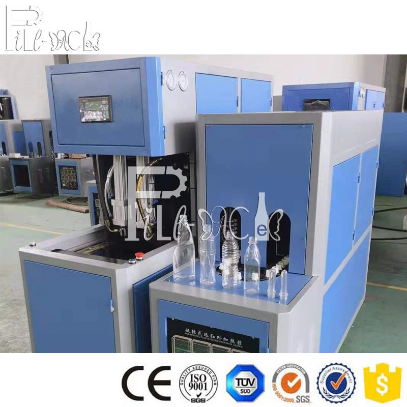 1200BPH / 2400BPH semi auto mineral water bottle blowing machine equipment line plant