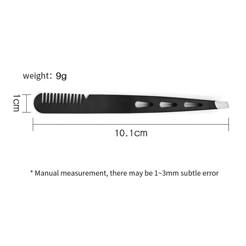 Wholesale Manufacturer Stainless Steel Eyebrow Tweezers Set With Comb