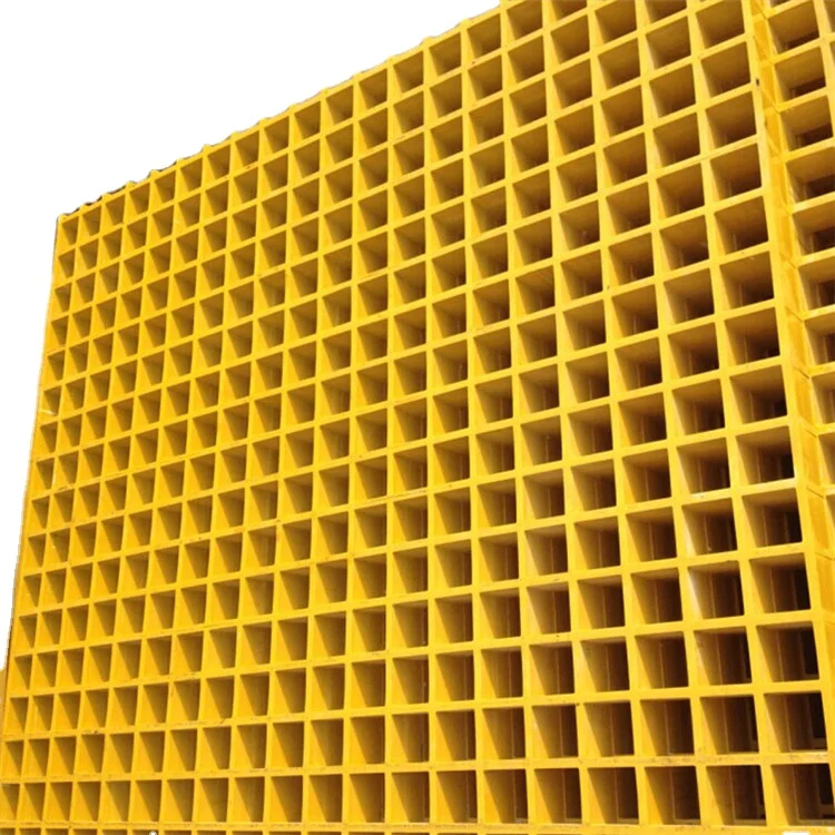 Light Weight Fiberglass Plastic Reinforced Walkway Frp Grating FRP Car Wash Trench Frp Drainage Grating Floor Panel