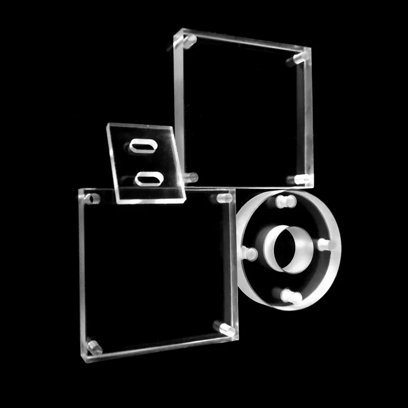 High Precision Perforated Quartz Plate Fused Perforated Quartz Panel