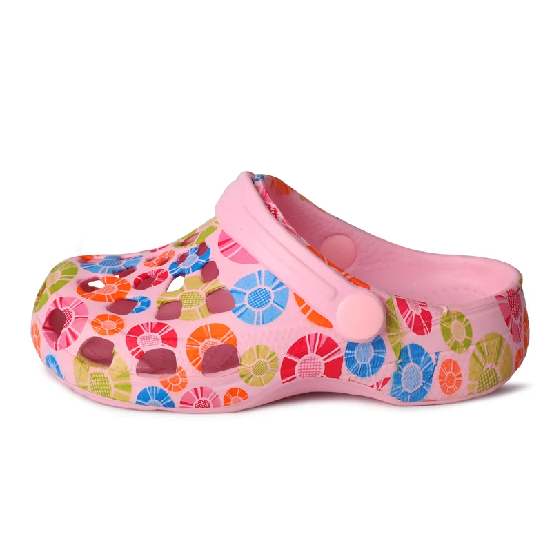 
New Arrival Comfortable Cute Summer Garden Slippers Boys Beach Sandal Childrens Clog Cartoon Kids Clogs Shoes 