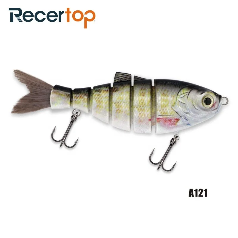 Bristle Tail Shad isca artificial deep diving dace swimbait jointed six segments artificial lure