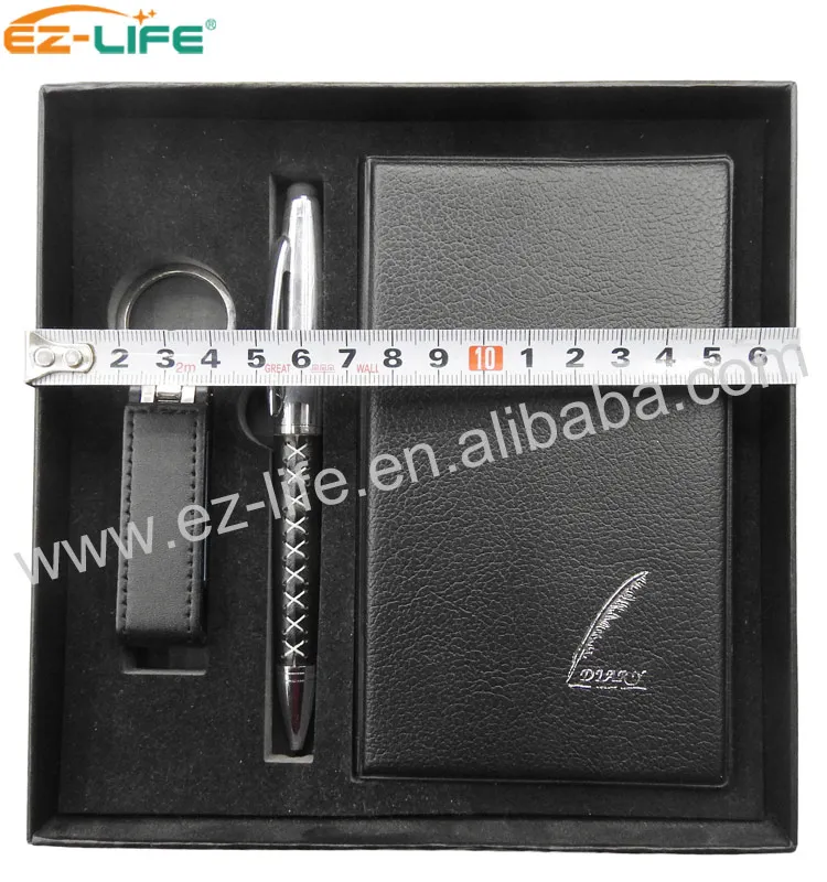 Logo Printing Promotional Notebook Touch Pen Pendrive USB Flash Drive With Gift Box