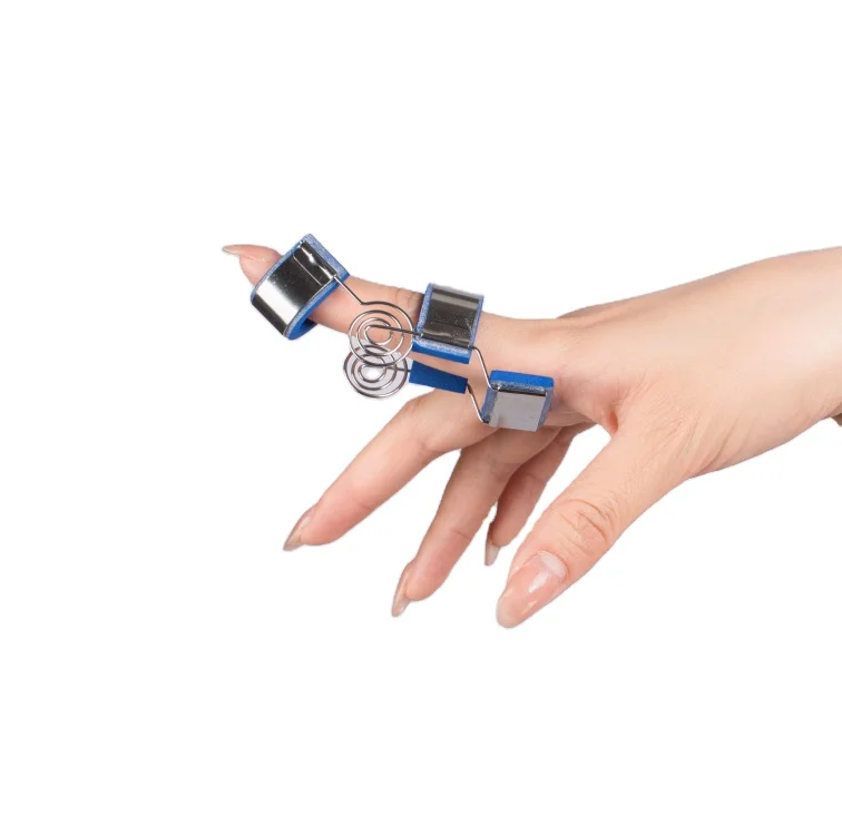 Finger Splint Support Brace Pain Relief Trigger Fixing Straightener Corrector