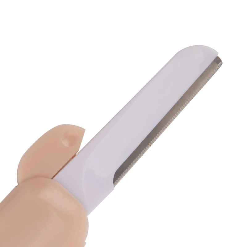 private label low MOQ Replaceable Japanese blade retractable eyebrow trimmer high quality eyebrow razor for ladies shaving