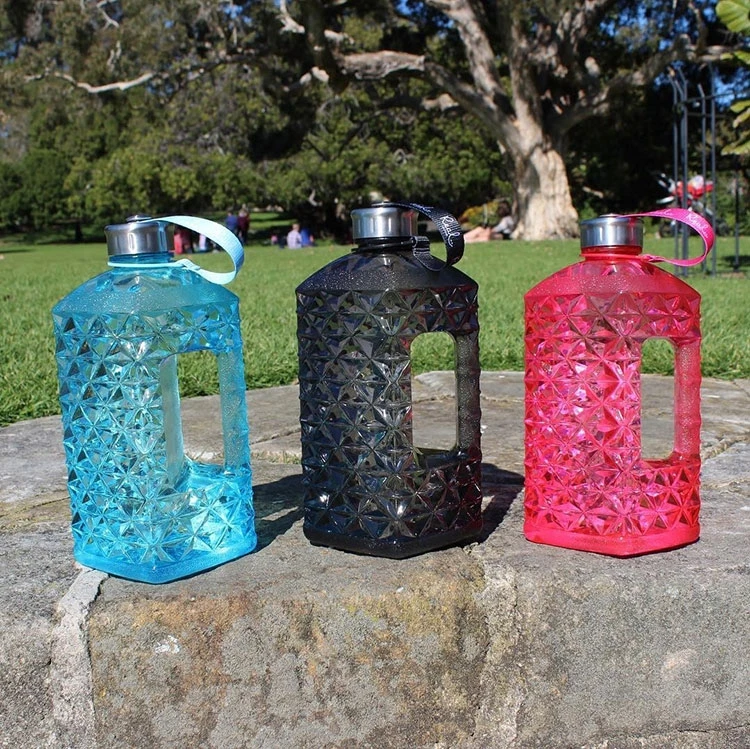 2.2L Half Gallon Water Bottle with Insulated Storage Sleeve - Tritan BPA Free Large Water Bottle/2.2 Liter (74 Ounce) Big Sport