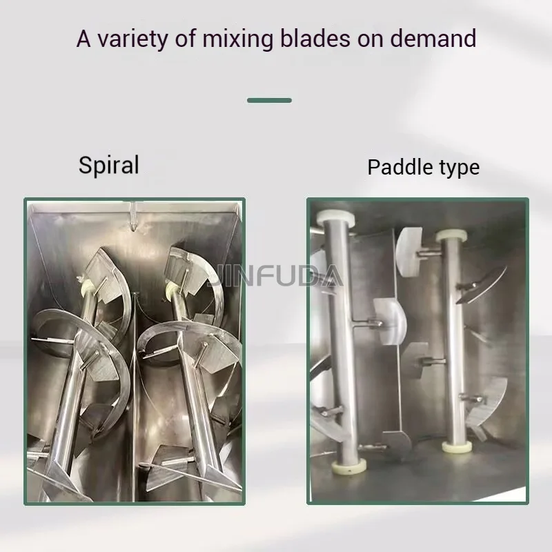 Operate Vacuum Meat Sausage Mixed Food Commercial Processing Plant Production Line Blender