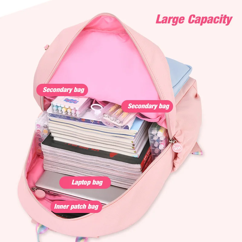 2023 good quality school backpacks sac a dos scolaire randoseru Waterproof school bags girl mochila escolar infantil