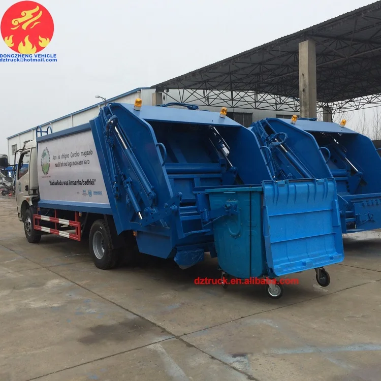 Dongfeng rear loader garbage truck/garbage refuse compactor vehicle/ rubbish compactor truck