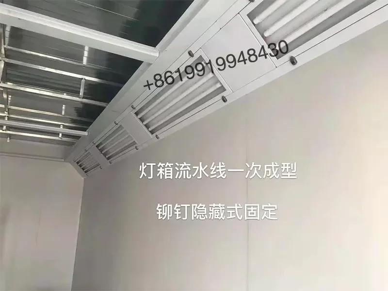 UE-780 Paint booth, economical halogen shortwave infrared heating paint room  booth spray spray booth car painting