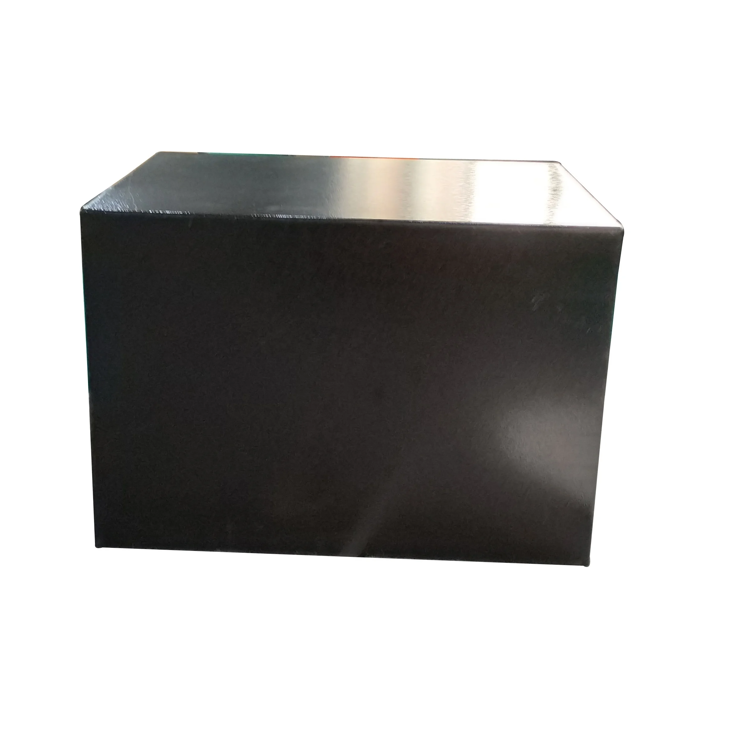 large black steel underbody trailer toolbox
