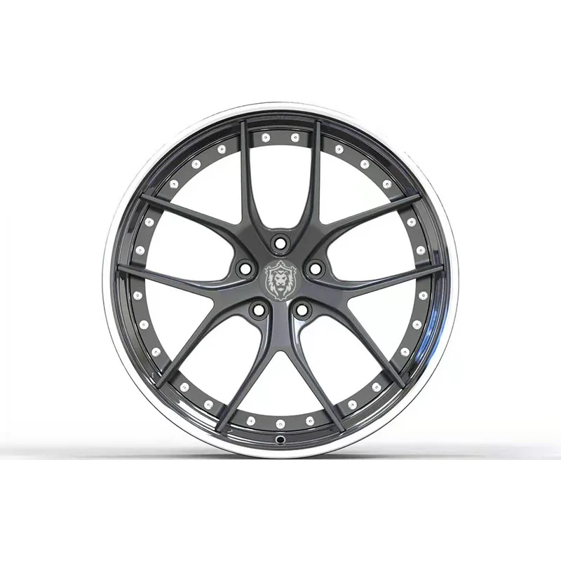 China forge wheels rims 21 22 inch two pieces alloy passenger car wheels