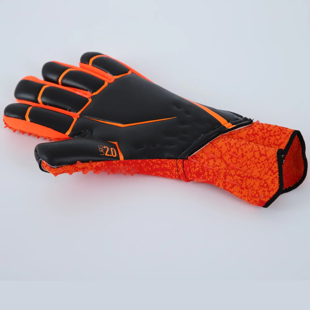 Professional Finger Protective Thick White Soccer Goalie Gloves Football Goalkeeper Gloves