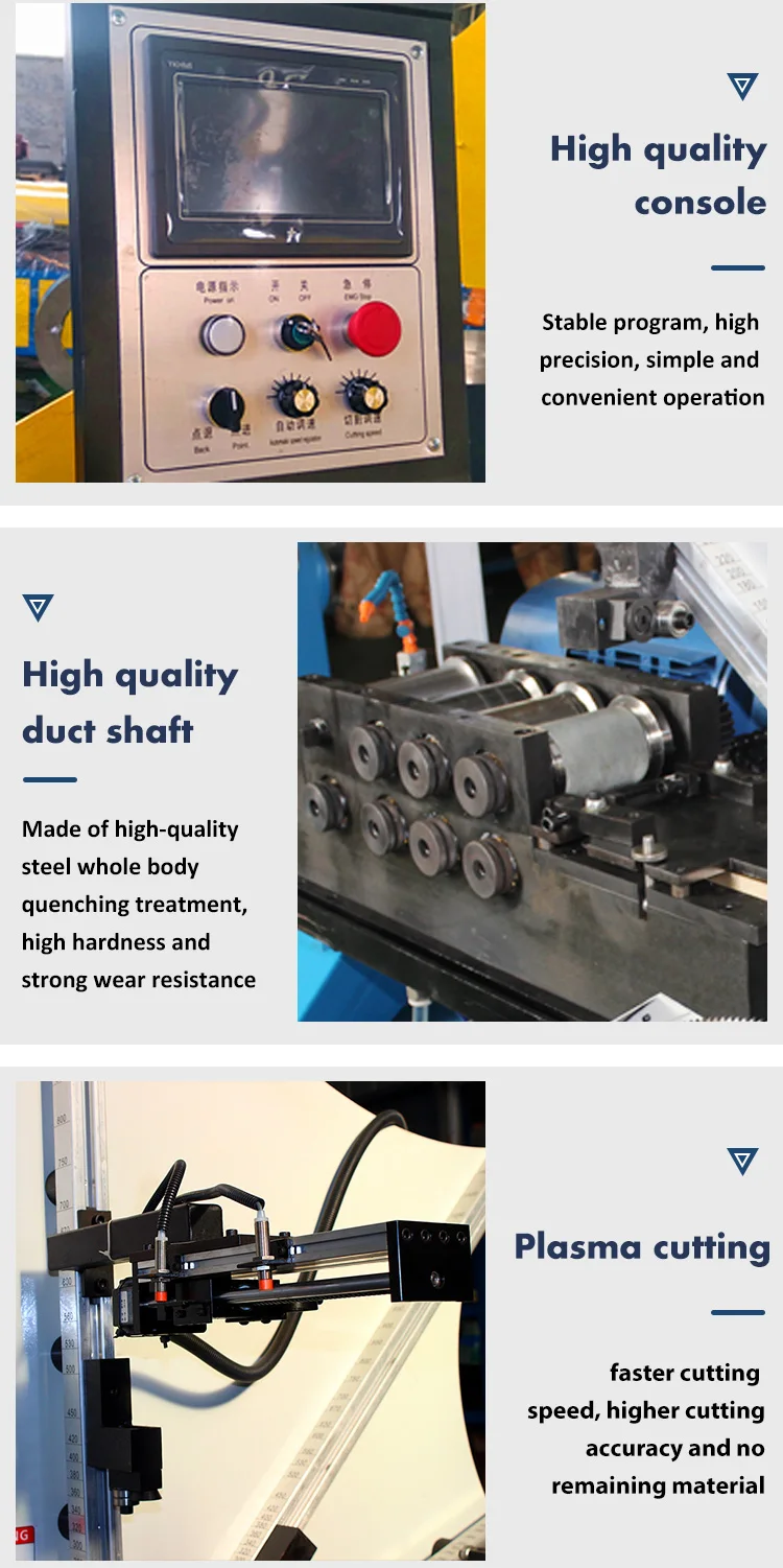 Round Duct Spiral Making Machine For Duct Machines Equipment
