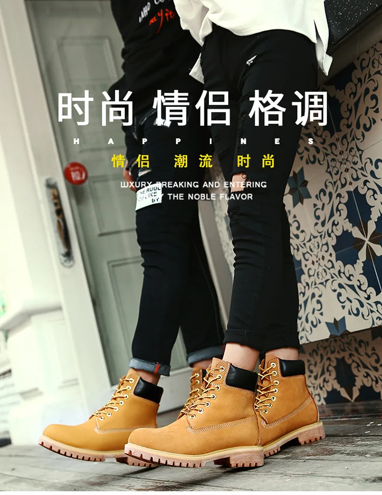 2021 High Quality  Men Original Supplier nubuck leather rubber outsole safety construction work boots shoes for men