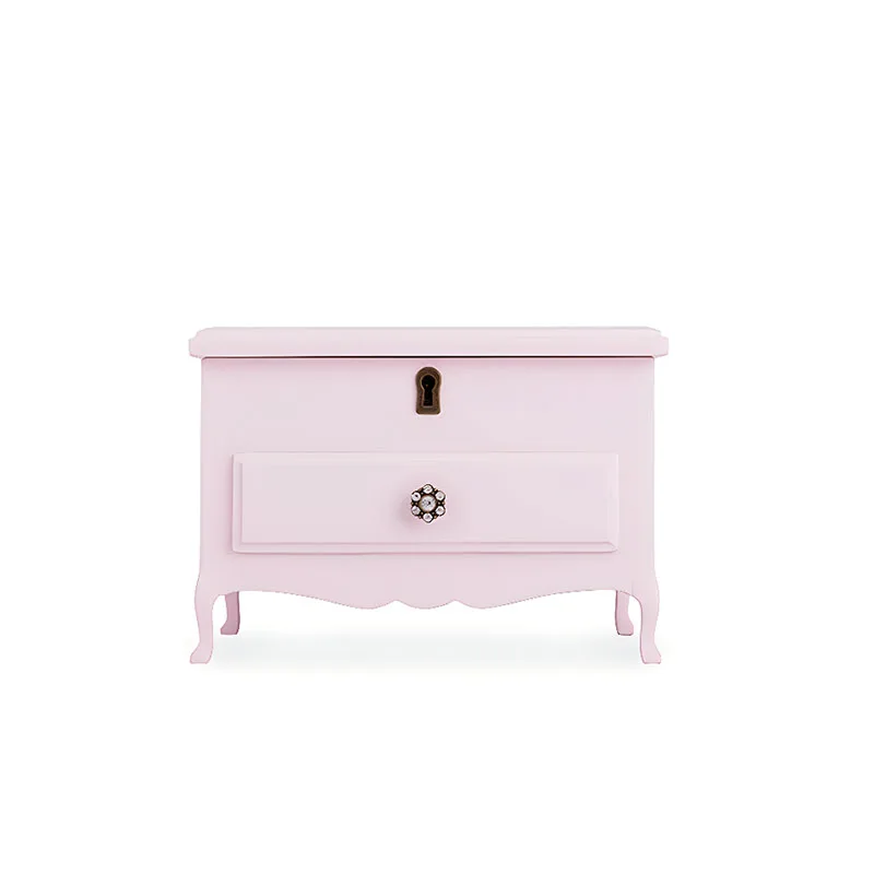 Factory Wholesale Customized Wooden Jewelry Storage Box Gift Box Music Box With Ballerina