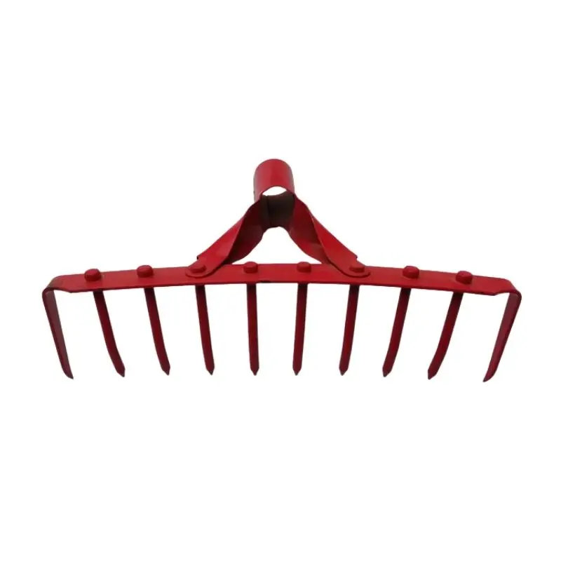 Hot sell Garden farm tools metal rake garden cleaning rake outdoor lawn rake