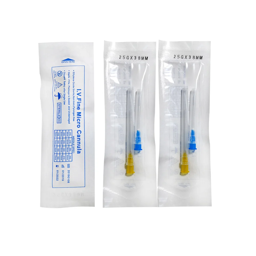 Disposable Medical Sterile Blunt Tip Needle 18g 21g 22g 25g 27g Fine Micro Cannula Needle