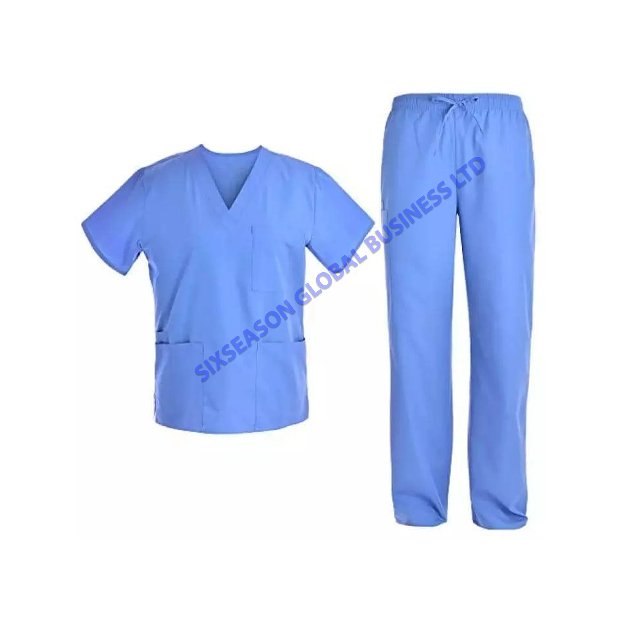 Unisex Custom 100% High Quality Professional Doctors Spa Uniform Scrubs Suits Medical Set Aprons Uniforms Sets From Bangladesh