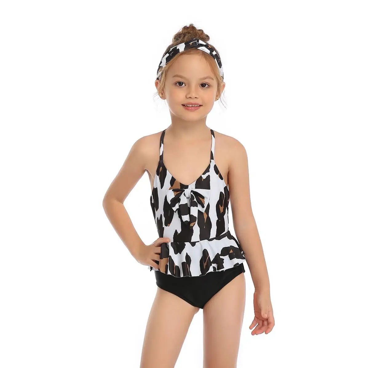Oem Custom Swimwear One Piece kids swimsuit 10 year old bikini
