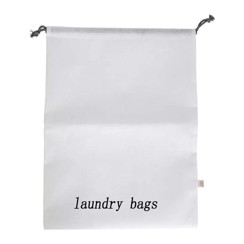 cheap ECO disposable dirty clothes storage drawstring non woven fabrics Hotel laundry bags