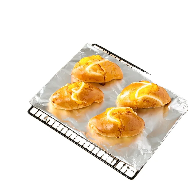 8011 Aluminum Foil 9 10 11 12 13 14 15 Micron 30cm 45cm Width Custom Aluminum Foil Roll Paper