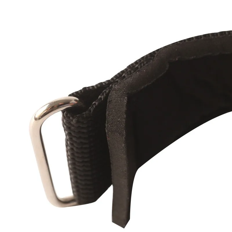 Weight Lifting Neck Training Neoprene Padding Head Harness Exercise With D Ring Steel Chain Belt Fitness Equipment Head Strap